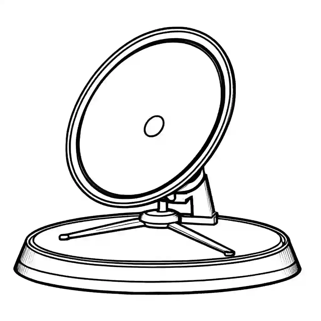 Satellite Dish coloring pages
